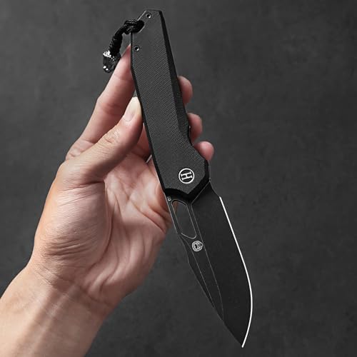 The Sentinel Folding Knife Giftset (black stonewashed blade+black G10 handle) - Image 2