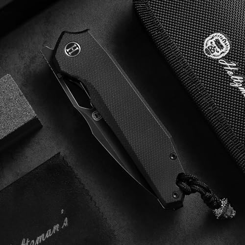 The Sentinel Folding Knife Giftset (black stonewashed blade+black G10 handle) - Image 5