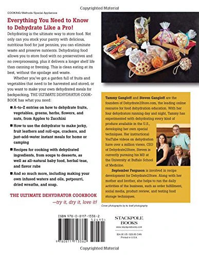 The Ultimate Dehydrator Cookbook: The Complete Guide to Drying Food Including Making Jerky & Just-Add-Water Meals (Spiral Bound) - Image 2