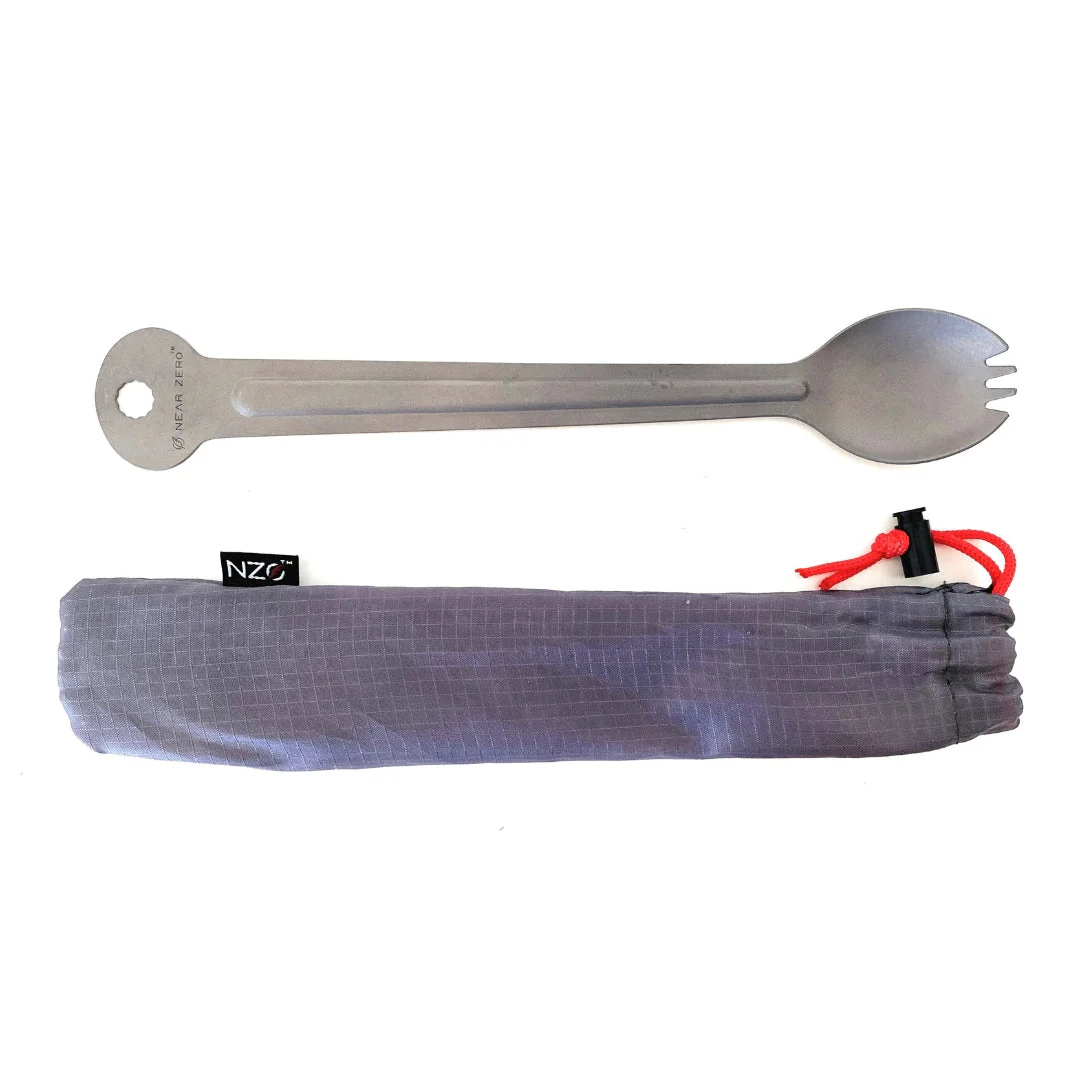 Titanium Long-Handled Spork - Image 2