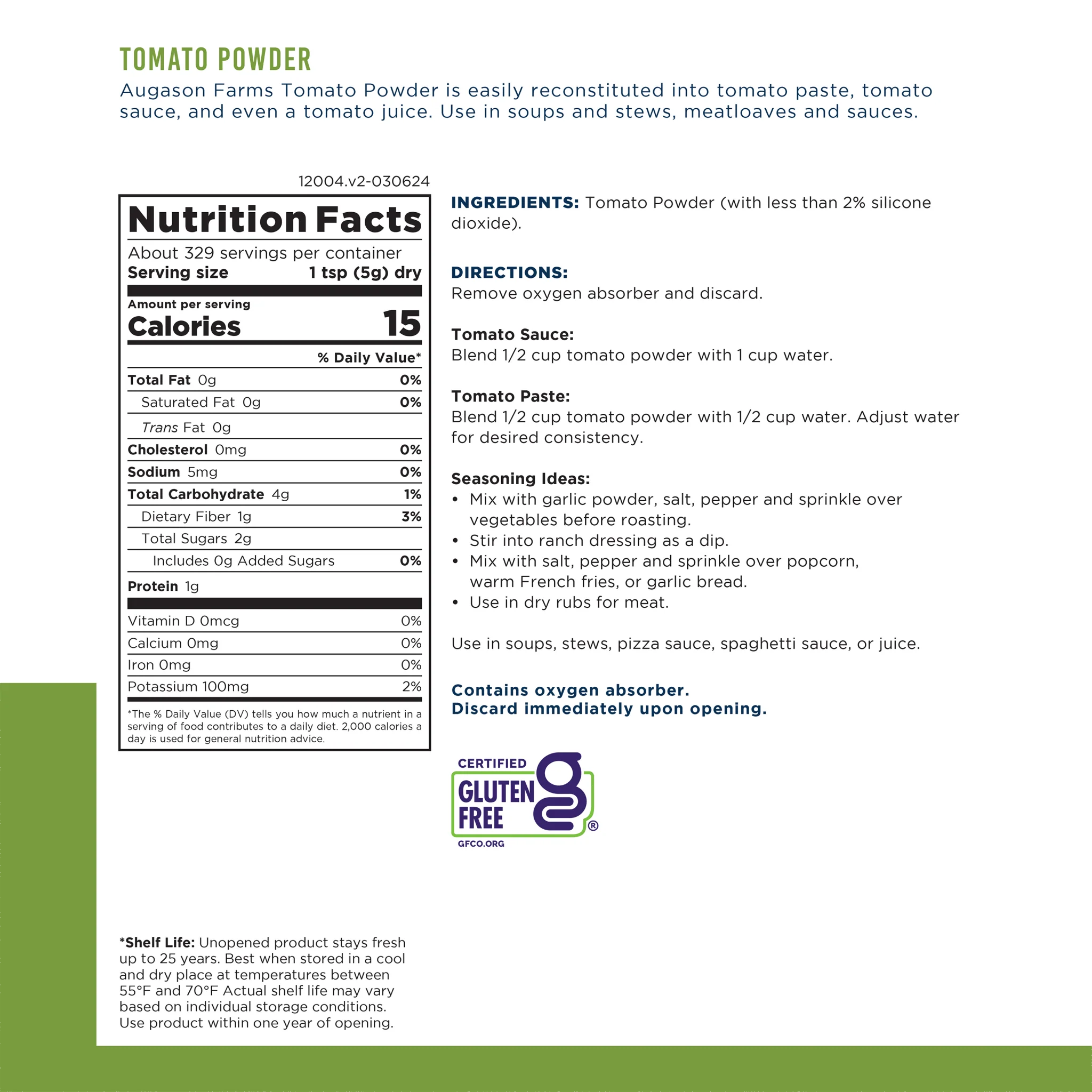 Tomato Powder Can, 329 Servings - Image 3