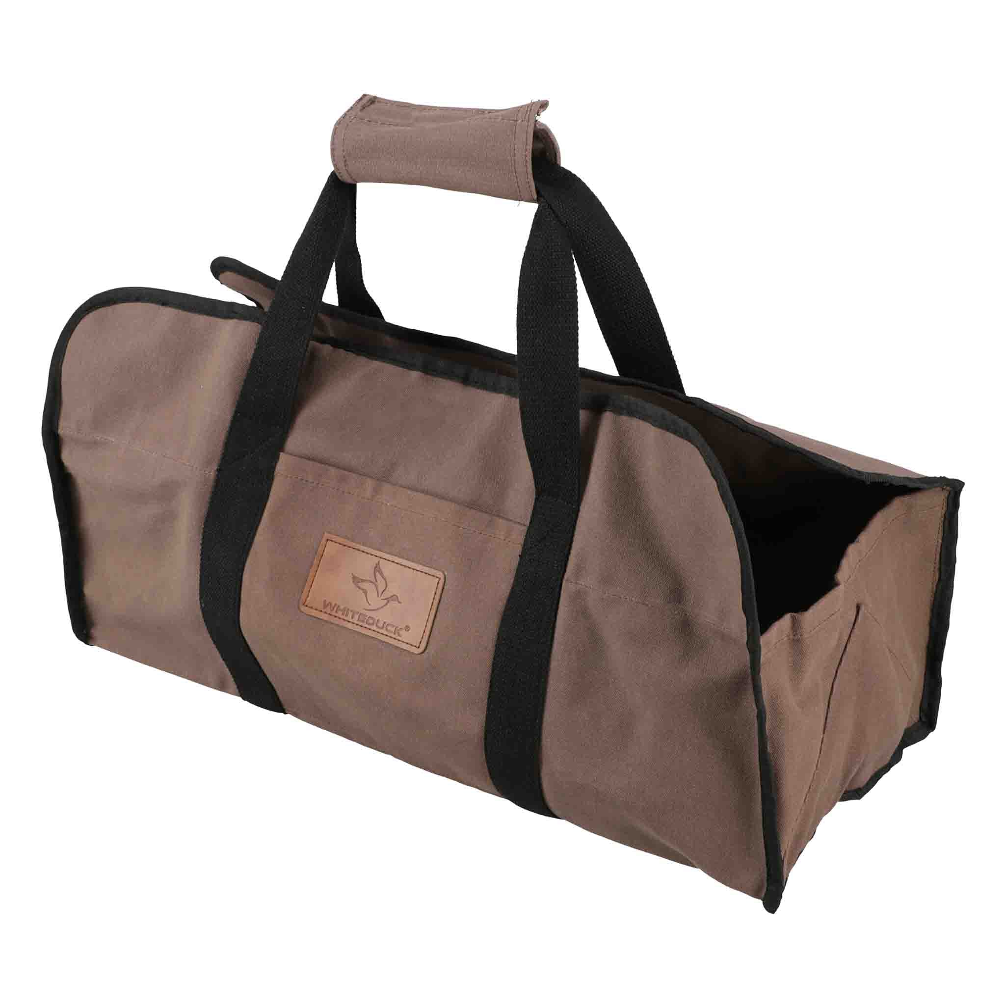 Tote Shape Canvas Firewood Log Carriers - Image 8