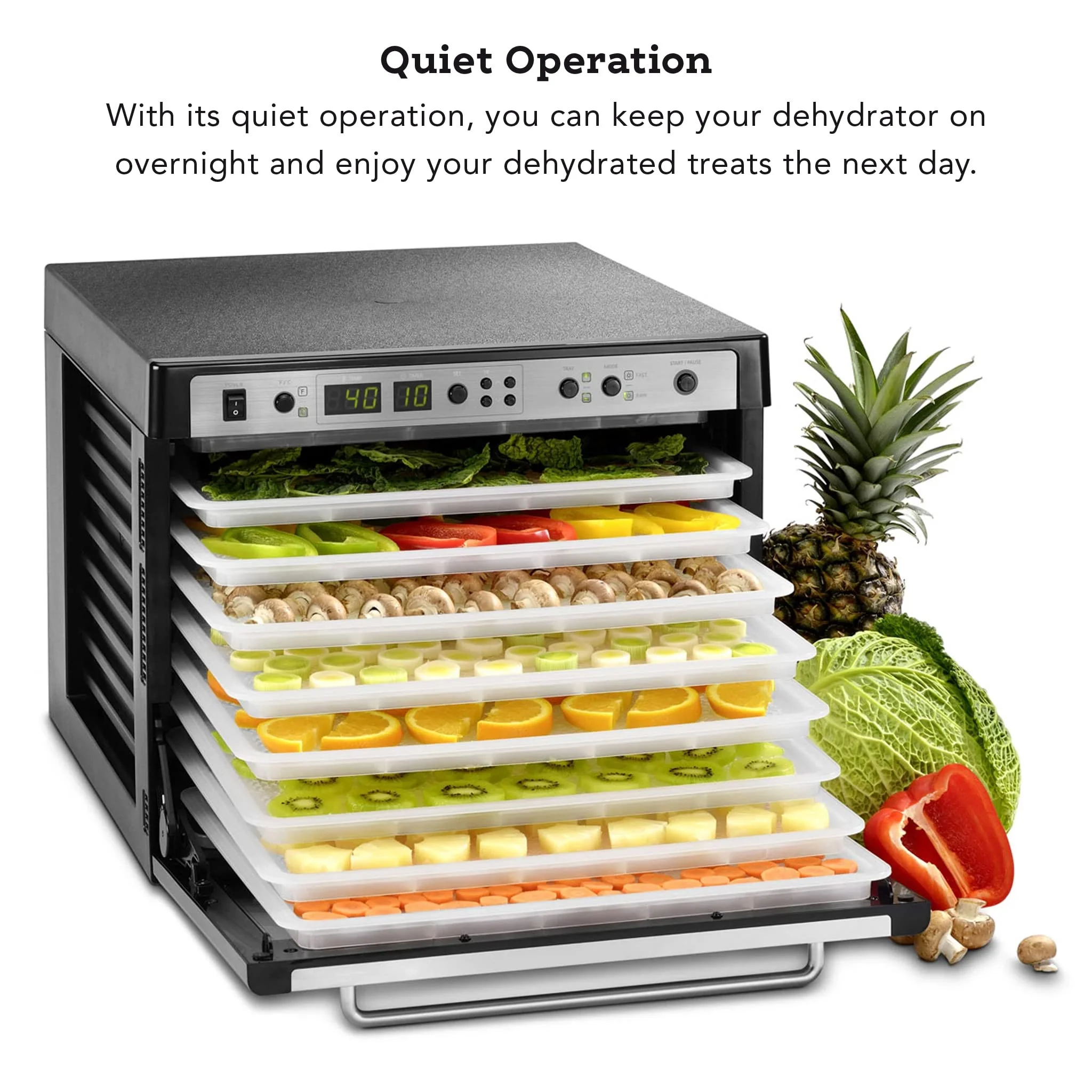 Tribest SD-P9150-B Sedona Combo Digital Food Dehydrator - Black - Image 3