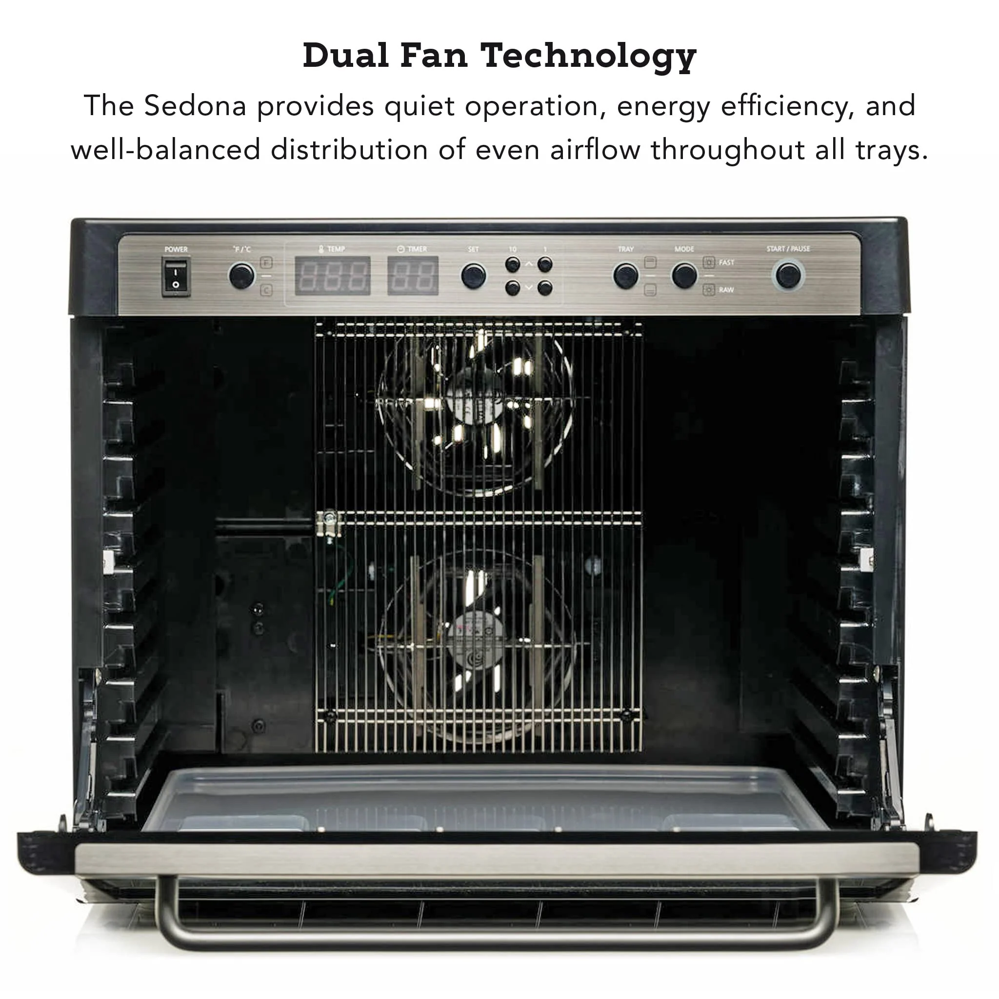 Tribest SD-P9150-B Sedona Combo Digital Food Dehydrator - Black - Image 5