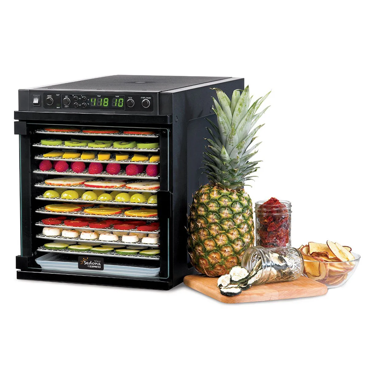 Tribest SDE-S6780-B Sedona Express, Digital Food Dehydrator with Stainless Steel Trays - Image 2