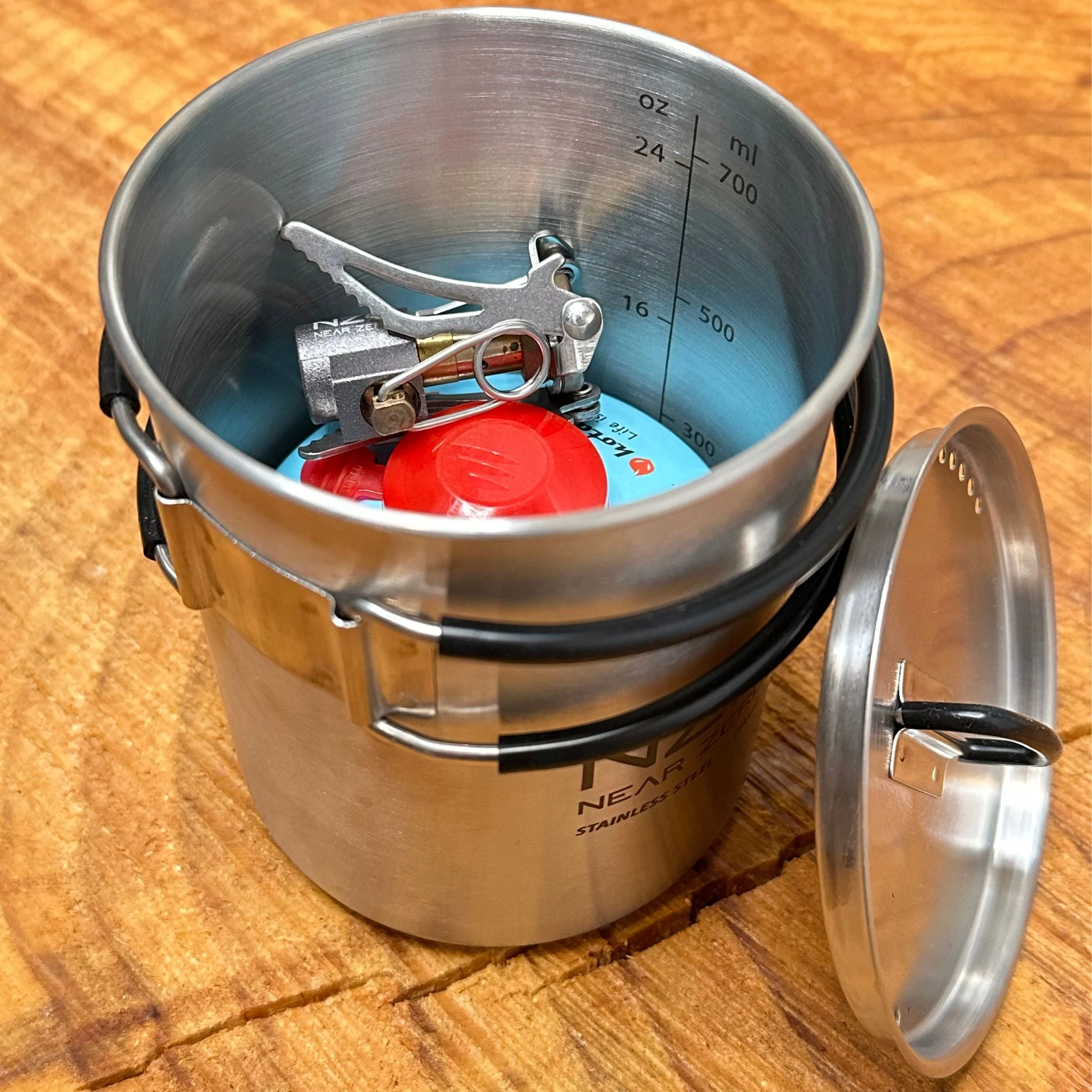 Voaz Stainless Steel Pot - 750ml - Image 4