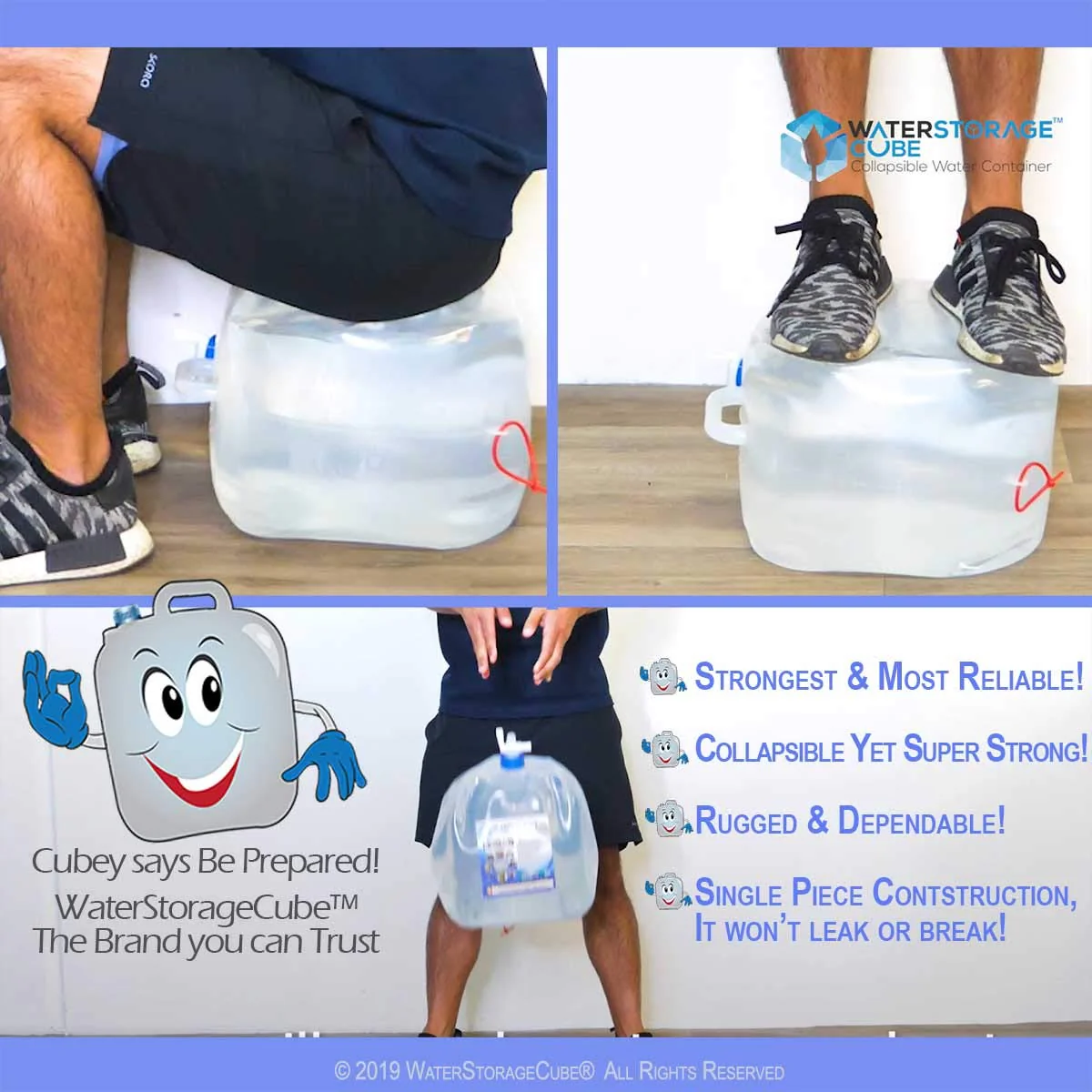 WaterStorageCube - Water Container with Spigot 5.3 Gallon - 2 Pack - Image 5