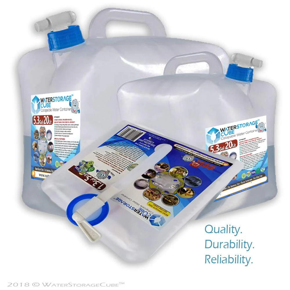 WaterStorageCube - Water Container with Spigot 5.3 Gallon - 2 Pack - Image 8