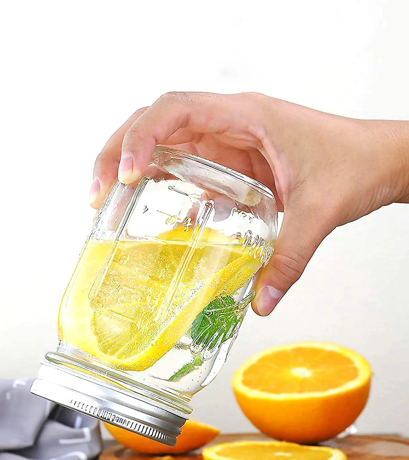 Wide-Mouth Canning Rings &amp; Lids for Glass Jars - 12 Pack - Image 3