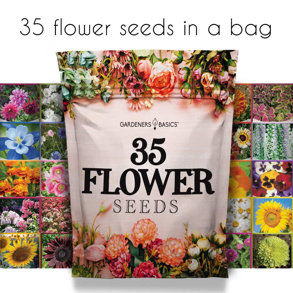Wildflower, Perennial, & Annual Flower Seed Kit | 35 Variety Pack - Image 3