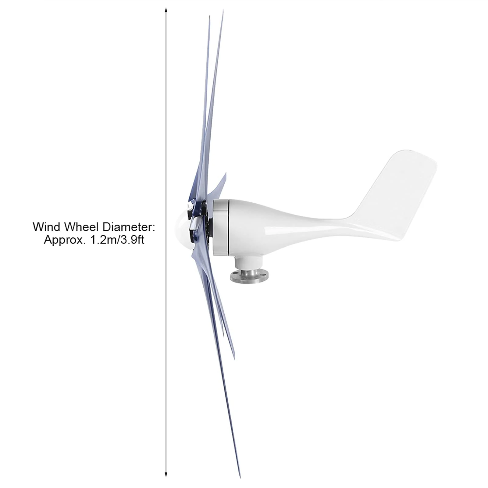 Wind Generator Kit 6 Blade Industrial Wind Turbine 24v 800W - Image 5