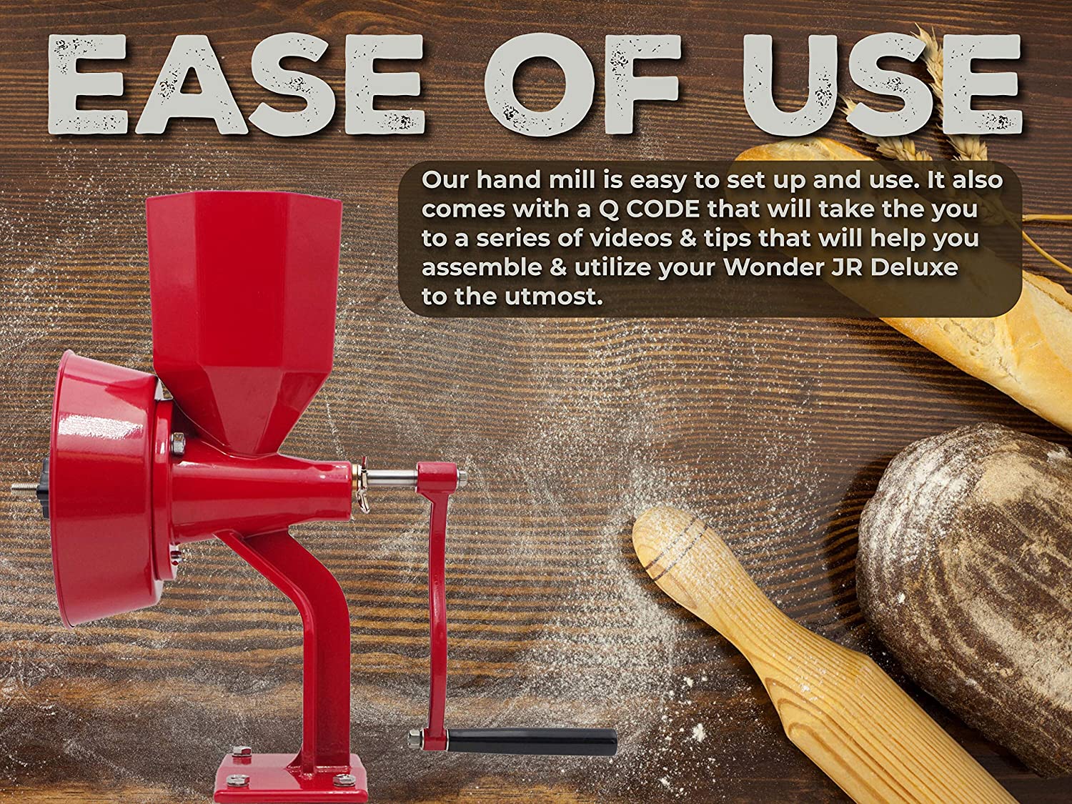 Wonder Mill Junior Grinder (Deluxe) Manual - Red - Image 6