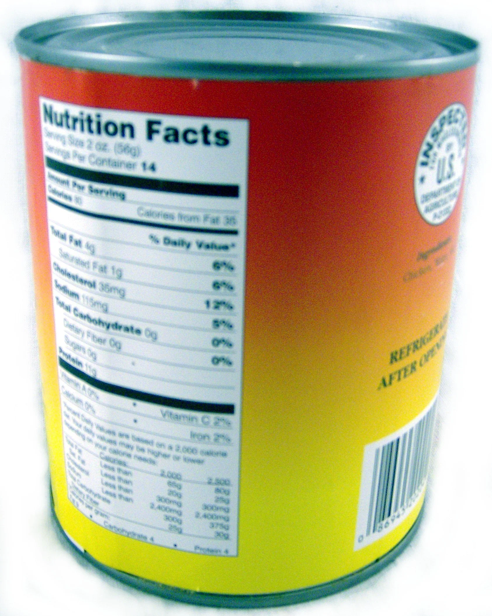 Yoder's Fully Cooked Canned Chicken Chunks Case - Image 3